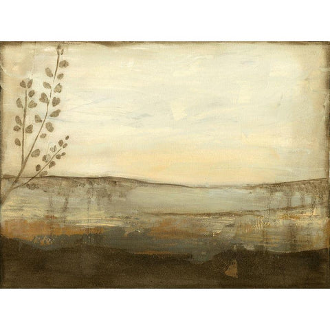 Horizon I Black Modern Wood Framed Art Print with Double Matting by Goldberger, Jennifer