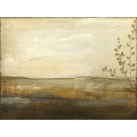 Horizon II Gold Ornate Wood Framed Art Print with Double Matting by Goldberger, Jennifer