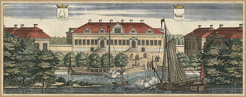 Dahlberg Swedish Estate IV Black Ornate Wood Framed Art Print with Double Matting by Dahlberg, Eric