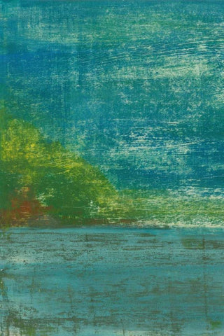 Eventide I Black Ornate Wood Framed Art Print with Double Matting by Holland, Julie