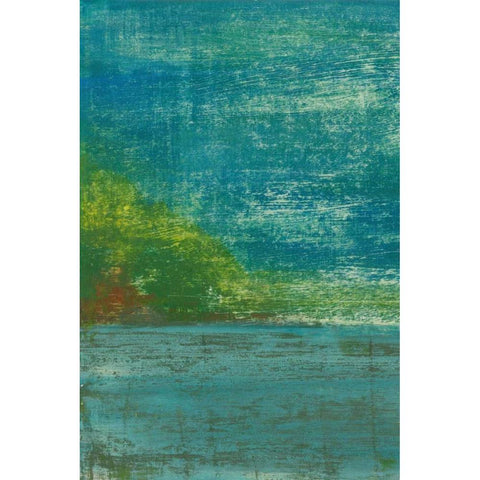 Eventide I White Modern Wood Framed Art Print by Holland, Julie