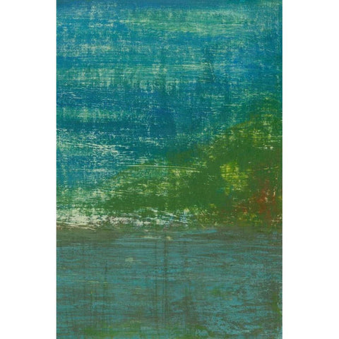 Eventide II Black Modern Wood Framed Art Print by Holland, Julie