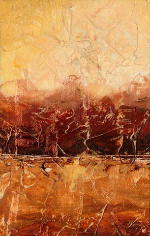 Autumn Horizon II Black Ornate Wood Framed Art Print with Double Matting by Harper, Ethan