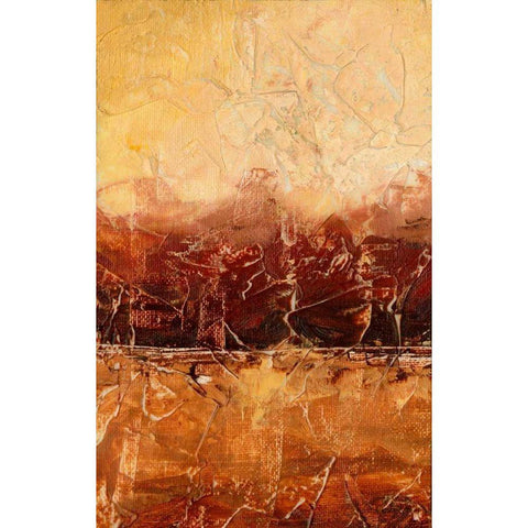 Autumn Horizon II Black Modern Wood Framed Art Print by Harper, Ethan