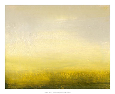 Low Country II White Modern Wood Framed Art Print with Double Matting by Gordon, Sharon
