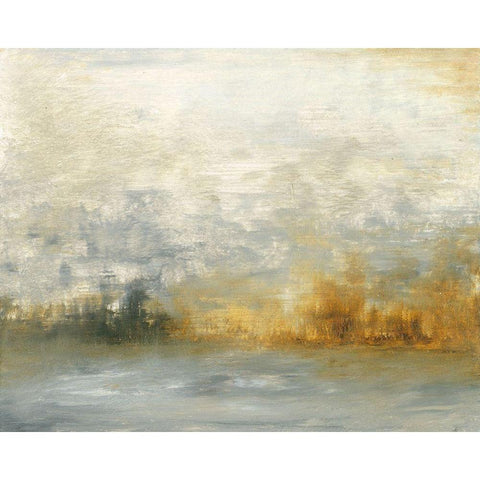 Low Country IV Black Modern Wood Framed Art Print with Double Matting by Gordon, Sharon