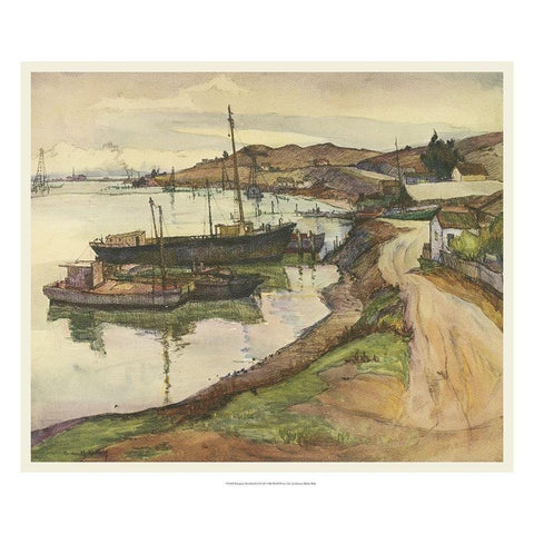 European Sketchbook II Gold Ornate Wood Framed Art Print with Double Matting by Abdy, Rowena Meeks