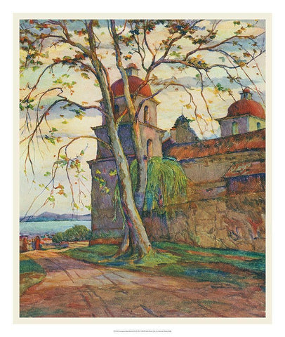 European Sketchbook VII Black Ornate Wood Framed Art Print with Double Matting by Abdy, Rowena Meeks