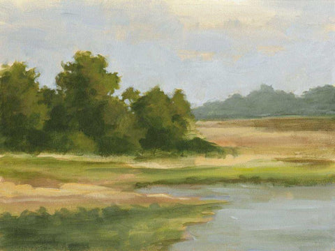 Spring Light II Black Ornate Wood Framed Art Print with Double Matting by Harper, Ethan