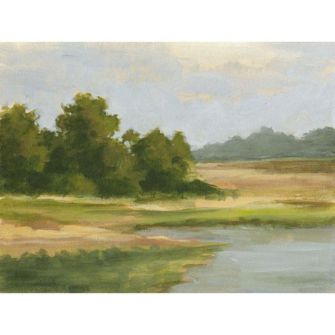 Spring Light II Gold Ornate Wood Framed Art Print with Double Matting by Harper, Ethan