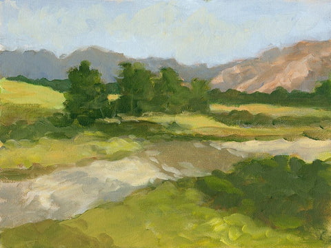 Spring Light V Black Ornate Wood Framed Art Print with Double Matting by Harper, Ethan