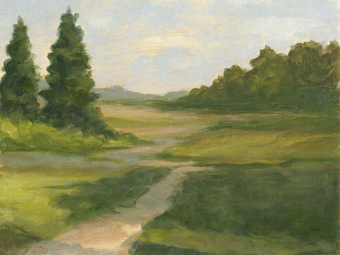 Spring Light VI Black Ornate Wood Framed Art Print with Double Matting by Harper, Ethan