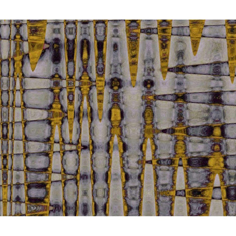 Ochre and Plum I Gold Ornate Wood Framed Art Print with Double Matting by Mountain, Ricki