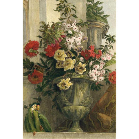 From the Garden Gold Ornate Wood Framed Art Print with Double Matting by Vision Studio