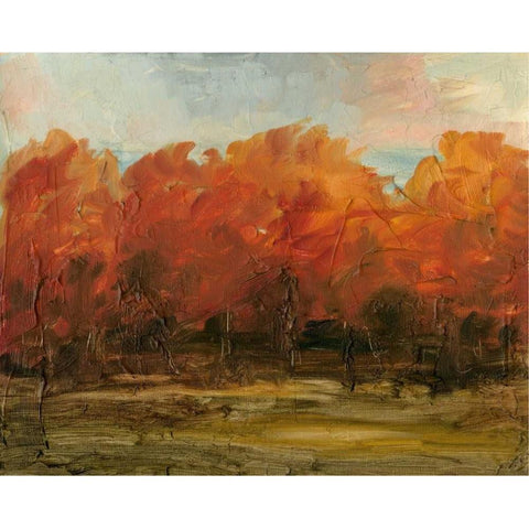 Auburn Vista II Gold Ornate Wood Framed Art Print with Double Matting by Harper, Ethan