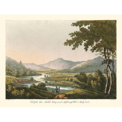 English Countryside IV White Modern Wood Framed Art Print by Wilkenson, Joseph