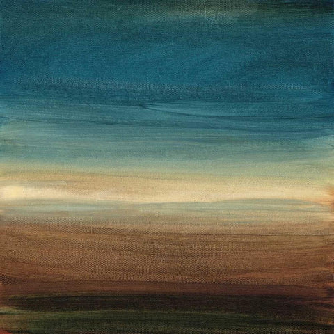 Abstract Horizon IV  White Modern Wood Framed Art Print by Harper, Ethan