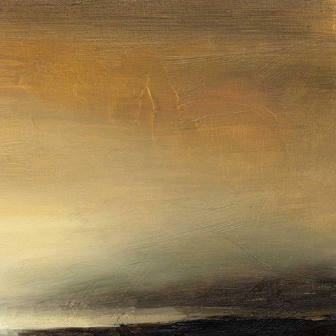 Abstract Horizon VII White Modern Wood Framed Art Print by Harper, Ethan