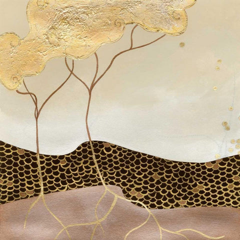 Halcyon I White Modern Wood Framed Art Print by Vess, June Erica