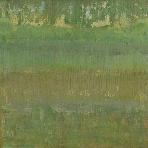 Marsh Light I White Modern Wood Framed Art Print by Holland, Julie