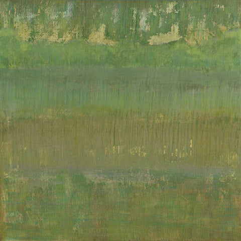 Marsh Light I Black Ornate Wood Framed Art Print with Double Matting by Holland, Julie