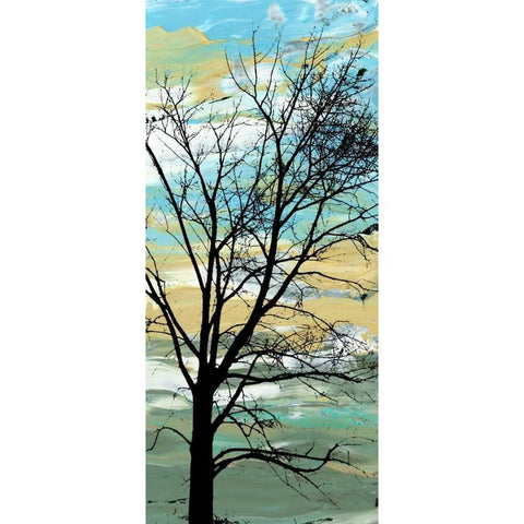 December Morning II Gold Ornate Wood Framed Art Print with Double Matting by Ludwig, Alicia