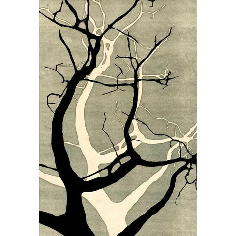 Winter Hollow I Black Modern Wood Framed Art Print by Ludwig, Alicia