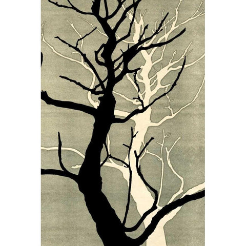 Winter Hollow II Black Modern Wood Framed Art Print by Ludwig, Alicia