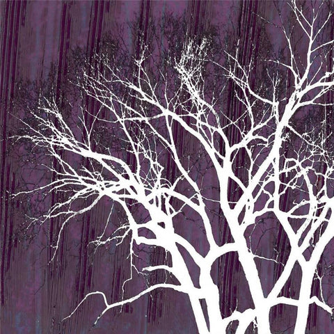 Aurora Silhouette I Black Modern Wood Framed Art Print with Double Matting by Ludwig, Alicia