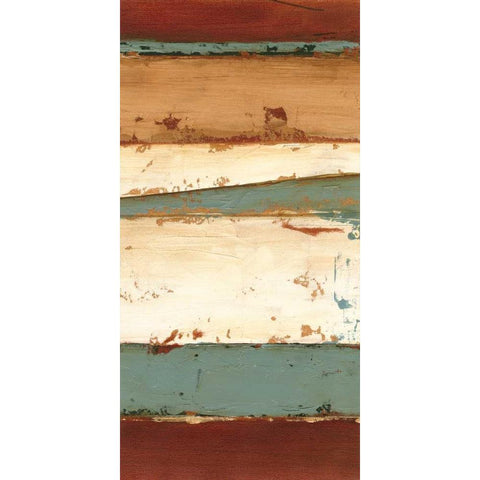 Linear Abstraction I White Modern Wood Framed Art Print by Harper, Ethan