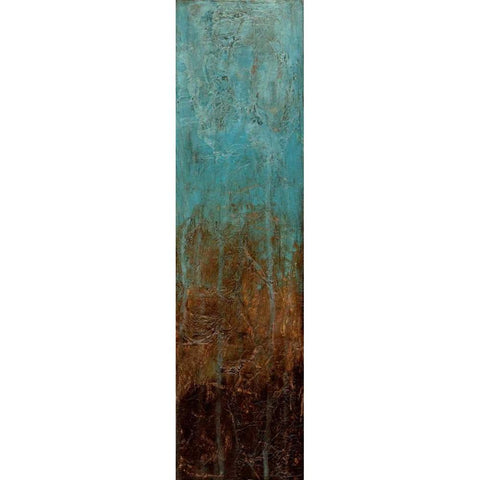 Oxidized Copper I Black Modern Wood Framed Art Print by Goldberger, Jennifer