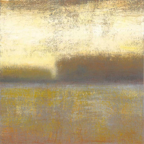 Citron Lake I Black Modern Wood Framed Art Print with Double Matting by Wyatt Jr., Norman