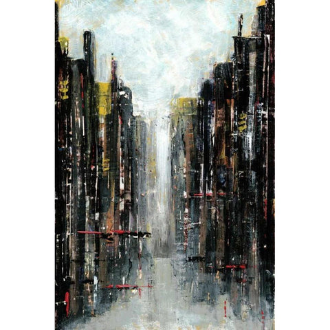 Gotham I Black Modern Wood Framed Art Print by Fagalde, Jarman