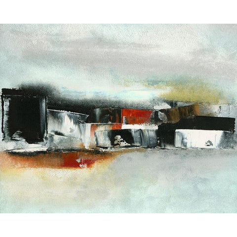 Northwest Passage XI Black Modern Wood Framed Art Print by Gordon, Sharon