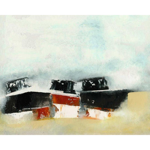 Northwest Passage XII Black Modern Wood Framed Art Print by Gordon, Sharon
