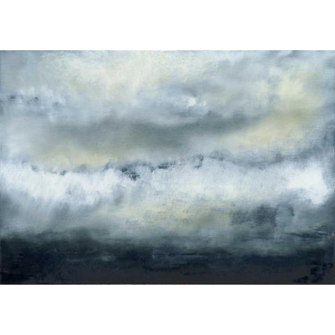 Clouds V Gold Ornate Wood Framed Art Print with Double Matting by Gordon, Sharon