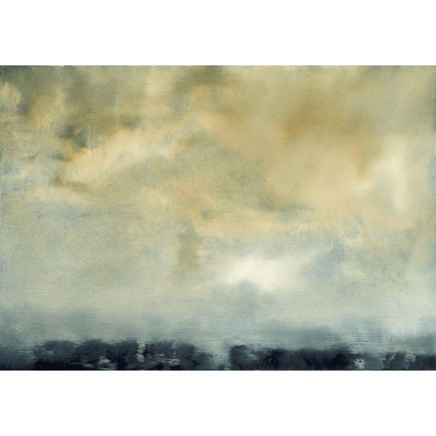 Clouds VI Black Modern Wood Framed Art Print by Gordon, Sharon