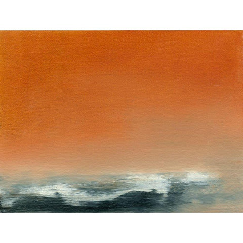 Rise VIII Black Modern Wood Framed Art Print by Gordon, Sharon