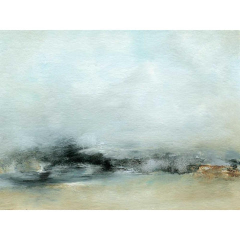 Rise VII White Modern Wood Framed Art Print by Gordon, Sharon
