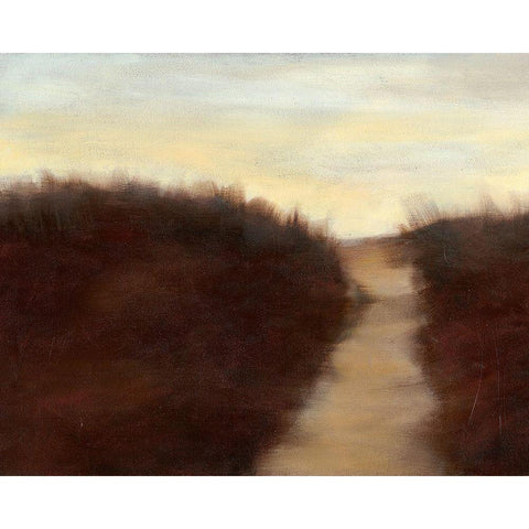 Sunrise Stroll III White Modern Wood Framed Art Print by Goldberger, Jennifer