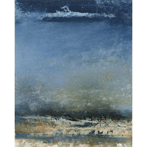 Mystic II Black Modern Wood Framed Art Print with Double Matting by Gordon, Sharon