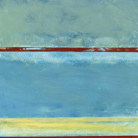 Paths VIII White Modern Wood Framed Art Print by Gordon, Sharon