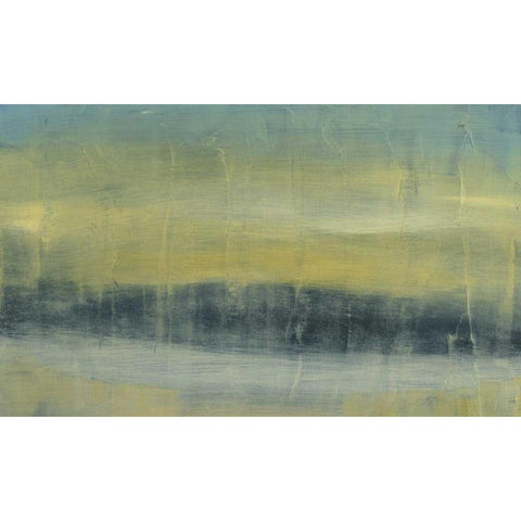 Abstracted Skyline II Black Modern Wood Framed Art Print by Goldberger, Jennifer