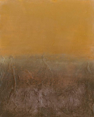 Gradient II Black Ornate Wood Framed Art Print with Double Matting by Goldberger, Jennifer