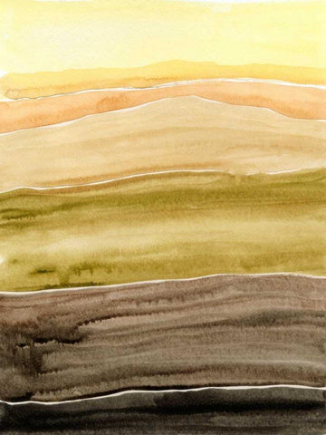 Sun Dance I Black Ornate Wood Framed Art Print with Double Matting by Ludwig, Alicia