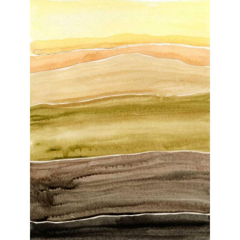 Sun Dance I Gold Ornate Wood Framed Art Print with Double Matting by Ludwig, Alicia