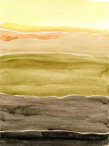 Sun Dance II White Modern Wood Framed Art Print with Double Matting by Ludwig, Alicia