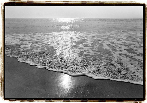 Ocean Sunrise I Black Ornate Wood Framed Art Print with Double Matting by DeNardo, Laura