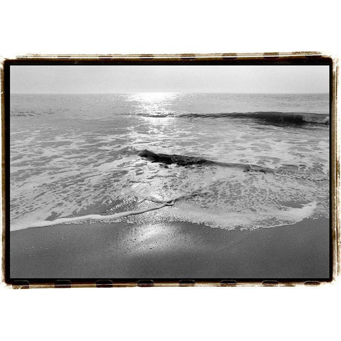 Ocean Sunrise II Black Modern Wood Framed Art Print by DeNardo, Laura