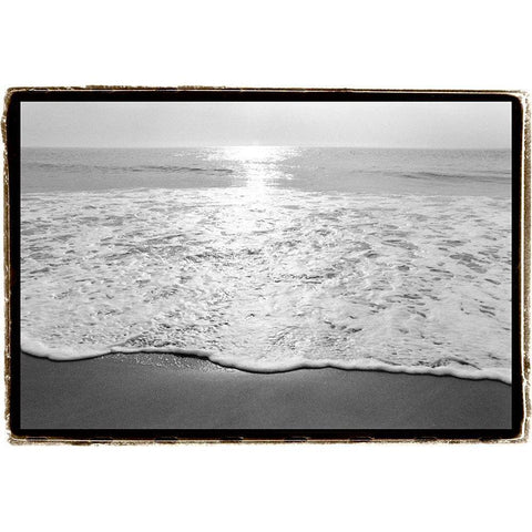 Ocean Sunrise III Black Modern Wood Framed Art Print with Double Matting by DeNardo, Laura